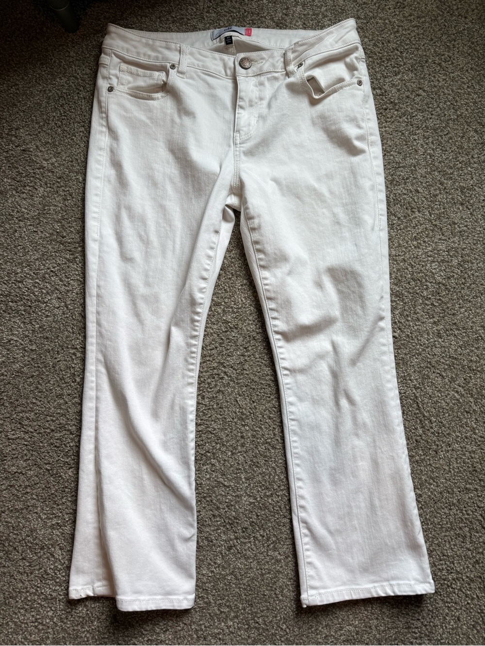 Cabi kick it crop size 10 white